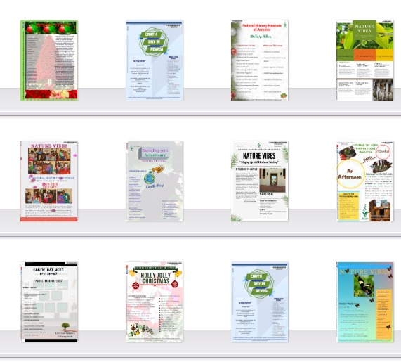 Archival Issues of Our Newsletters “Nature Vibes Archival Issues of Our Newsletters “Nature Vibes